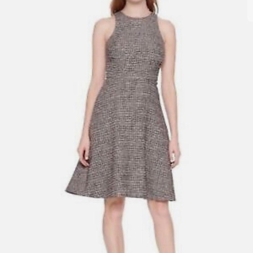 Banana Republic Fit and Flare tweed Sleeveless Dress Size 2